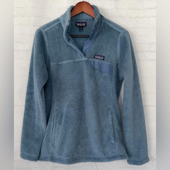 Patagonia Women's Re-Tool Snap-T® Fleece Pullover Abalone Blue - Picture 1 of 4